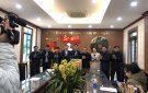 Đoàn công tác của thị ủy thị xã Nghi Sơn về chúc tết cán bộ và nhân dân UBND phường Nguyên Bình nhân dịp xuân Giáp Thìn